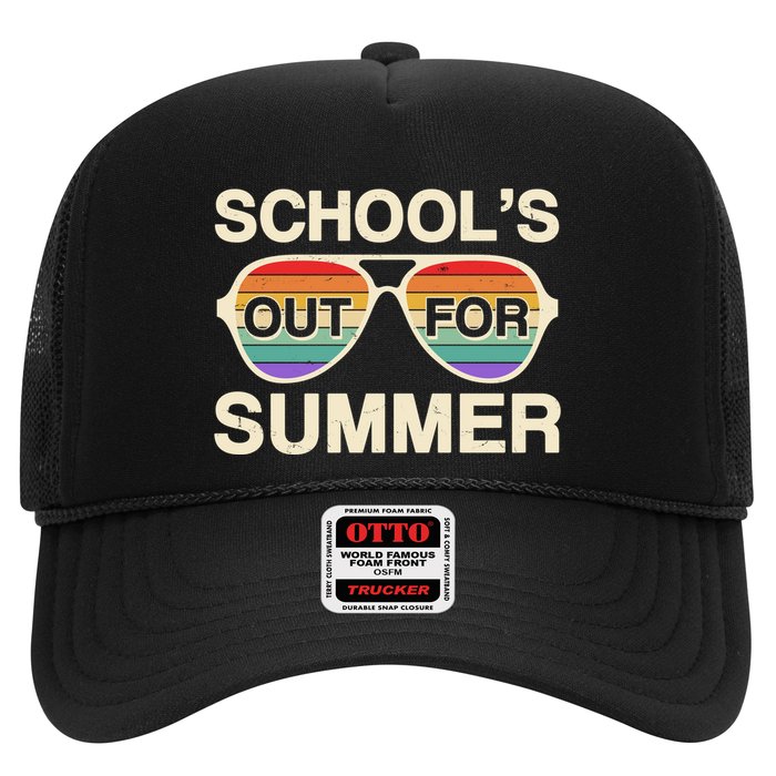 Vintage School's Out For Summer Retro Sunglasses Hat