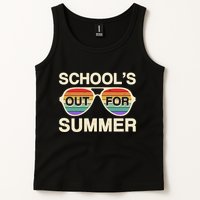 Vintage School's Out For Summer Retro Sunglasses Tank Top