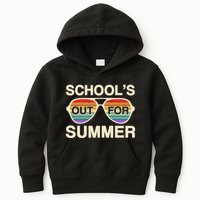 Vintage School's Out For Summer Retro Sunglasses Kids Hoodie