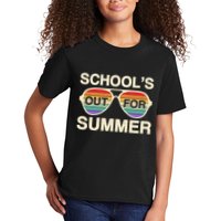 Vintage School's Out For Summer Retro Sunglasses Kids T-Shirt