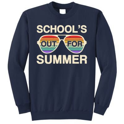 Vintage School's Out For Summer Retro Sunglasses Sweatshirt