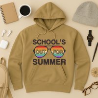 Vintage School's Out For Summer Retro Sunglasses Hoodie
