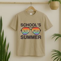 Vintage School's Out For Summer Retro Sunglasses T-Shirt
