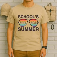 Vintage School's Out For Summer Retro Sunglasses T-Shirt