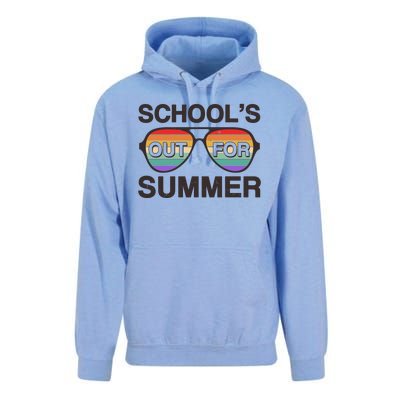 Vintage School's Out For Summer Retro Sunglasses Unisex Surf Hoodie