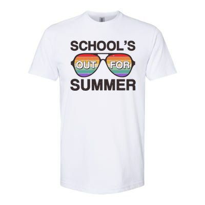 Vintage School's Out For Summer Retro Sunglasses Softstyle CVC T-Shirt