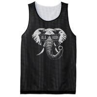 Vintage State Of Alabama Elephant Lovers Gift Mesh Reversible Basketball Jersey Tank