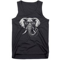 Vintage State Of Alabama Elephant Lovers Gift Tank Top