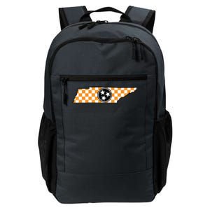 Volunteer State Orangewhite Checkerboard Tristar Tennessee Daily Commute Backpack