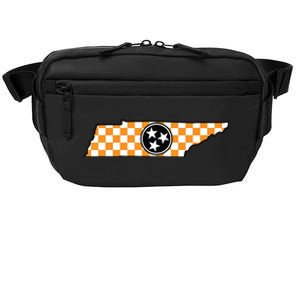 Volunteer State Orangewhite Checkerboard Tristar Tennessee Crossbody Pack