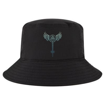 Valkyrie Symbol Odin Valknut Shieldmaiden Viking Warrior Cool Comfort Performance Bucket Hat