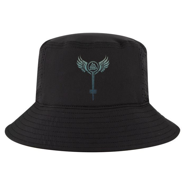 Valkyrie Symbol Odin Valknut Shieldmaiden Viking Warrior Cool Comfort Performance Bucket Hat