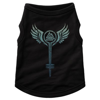 Valkyrie Symbol Odin Valknut Shieldmaiden Viking Warrior Doggie Tank