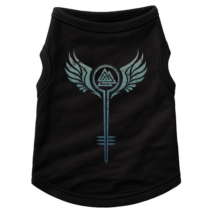 Valkyrie Symbol Odin Valknut Shieldmaiden Viking Warrior Doggie Tank