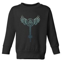 Valkyrie Symbol Odin Valknut Shieldmaiden Viking Warrior Toddler Sweatshirt