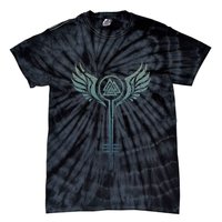 Valkyrie Symbol Odin Valknut Shieldmaiden Viking Warrior Tie-Dye T-Shirt