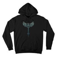 Valkyrie Symbol Odin Valknut Shieldmaiden Viking Warrior Tall Hoodie