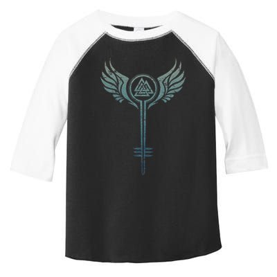 Valkyrie Symbol Odin Valknut Shieldmaiden Viking Warrior Toddler Fine Jersey T-Shirt