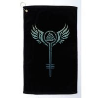 Valkyrie Symbol Odin Valknut Shieldmaiden Viking Warrior Golf Towel