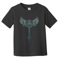 Valkyrie Symbol Odin Valknut Shieldmaiden Viking Warrior Toddler T-Shirt