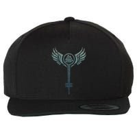 Valkyrie Symbol Odin Valknut Shieldmaiden Viking Warrior Wool Snapback Cap
