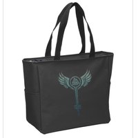 Valkyrie Symbol Odin Valknut Shieldmaiden Viking Warrior Zip Tote Bag