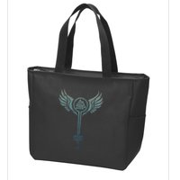 Valkyrie Symbol Odin Valknut Shieldmaiden Viking Warrior Zip Tote Bag