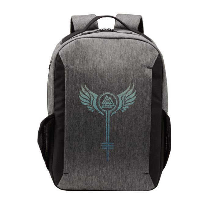 Valkyrie Symbol Odin Valknut Shieldmaiden Viking Warrior Vector Backpack