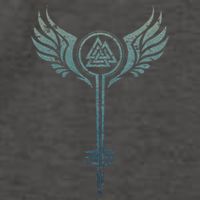 Valkyrie Symbol Odin Valknut Shieldmaiden Viking Warrior Vector Backpack