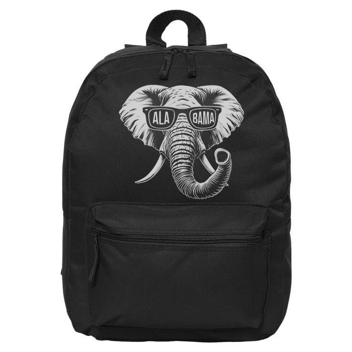 Vintage State Of Alabama Elephant Lovers 16 in Basic Backpack