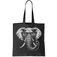 Vintage State Of Alabama Elephant Lovers Tote Bag