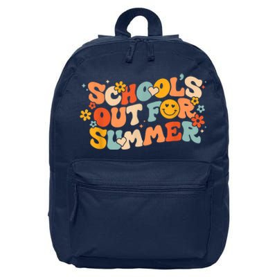 Vintage Schools Out For Summer Ladies Teacher 16 in Basic Backpack