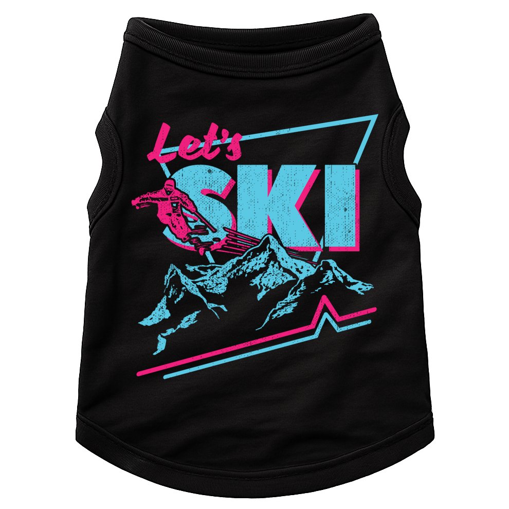 Vintage Ski Outfit 80s 90s Retro Sports Crewneck Gift Doggie Tank