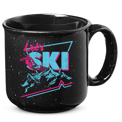 Vintage Ski Outfit 80s 90s Retro Sports Crewneck Gift 15oz Campfire Ceramic Mug