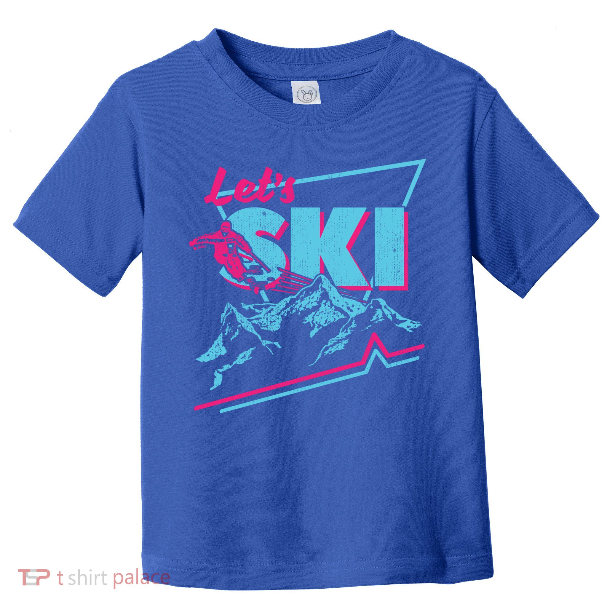 Vintage Ski Outfit 80s 90s Retro Sports Crewneck Gift Toddler T-Shirt