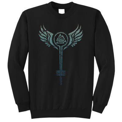 Valkyrie Symbol Odin Valknut Shieldmaiden Viking Warrior Sweatshirt