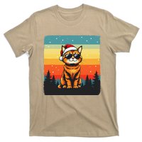 Vintage Style Orange Tabby Cat Friendly Wearing Sunglasses T-Shirt