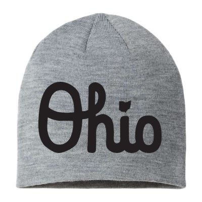 Vintage Script Ohio Dots The I Sustainable Beanie