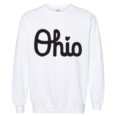 Vintage Script Ohio Dots The I Garment-Dyed Sweatshirt