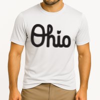 Vintage Script Ohio Dots The I Performance Shirt