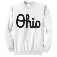 Vintage Script Ohio Dots The I Sweatshirt