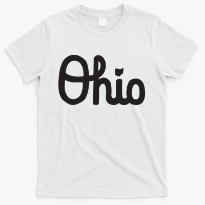 Vintage Script Ohio Dots The I T-Shirt