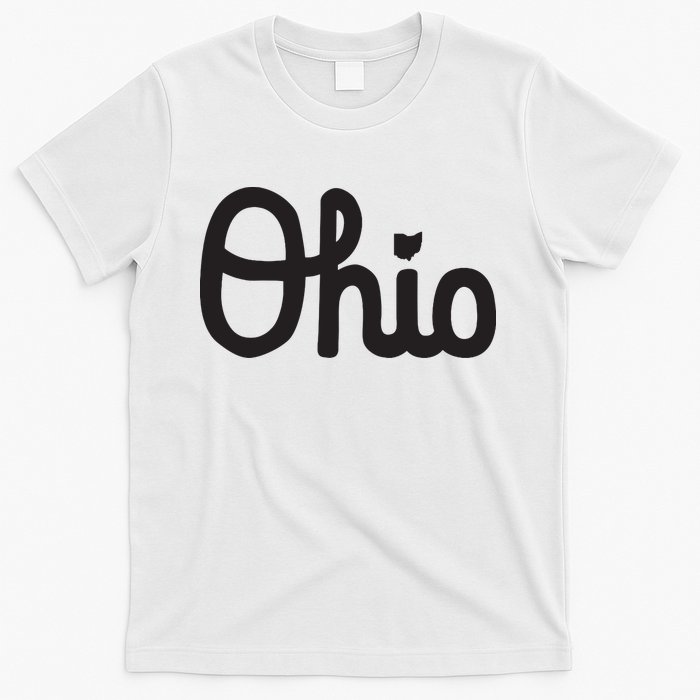Vintage Script Ohio Dots The I T-Shirt