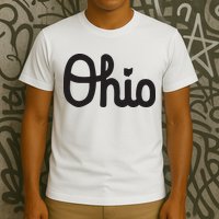 Vintage Script Ohio Dots The I T-Shirt