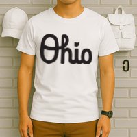 Vintage Script Ohio Dots The I T-Shirt