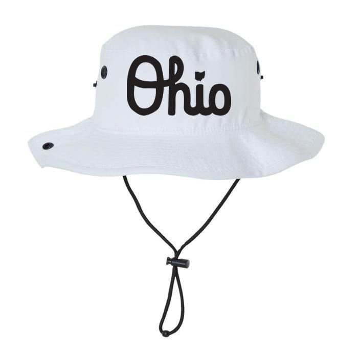 Vintage Script Ohio Dots The I Bucket Hat