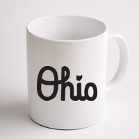 Vintage Script Ohio Dots The I Mug