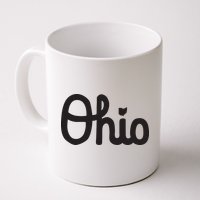 Vintage Script Ohio Dots The I Mug