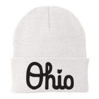 Vintage Script Ohio Dots The I Beanie