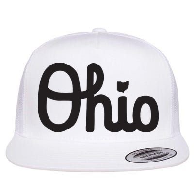 Vintage Script Ohio Dots The I Flatbill Hat